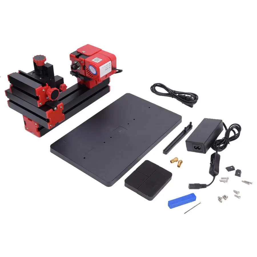 6 в 1 мини токарный станок DIY Многофункциональный моторизованный трансформатор