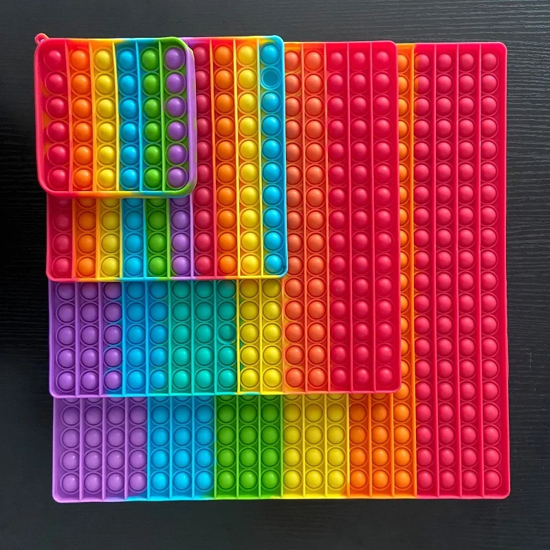 

40 см Большой размер фиджет-игрушки It квадратная антистрессовая игрушка пузырьковый фигурка сенсорная сжимаемая игрушка для взрослых и дет...