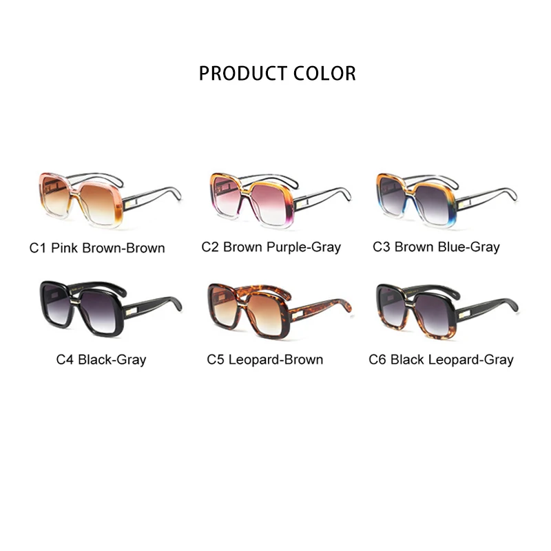 Очки солнцезащитные женские квадратные в стиле ретро с защитой Uv400|Женские очки| |