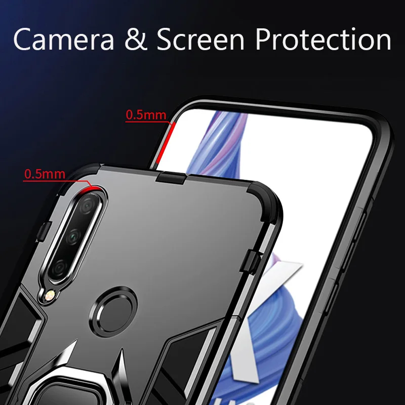 Чехол Armor Magnetic Car Phone Holder TPU+PC для Huawei P Smart Pro 2019.
