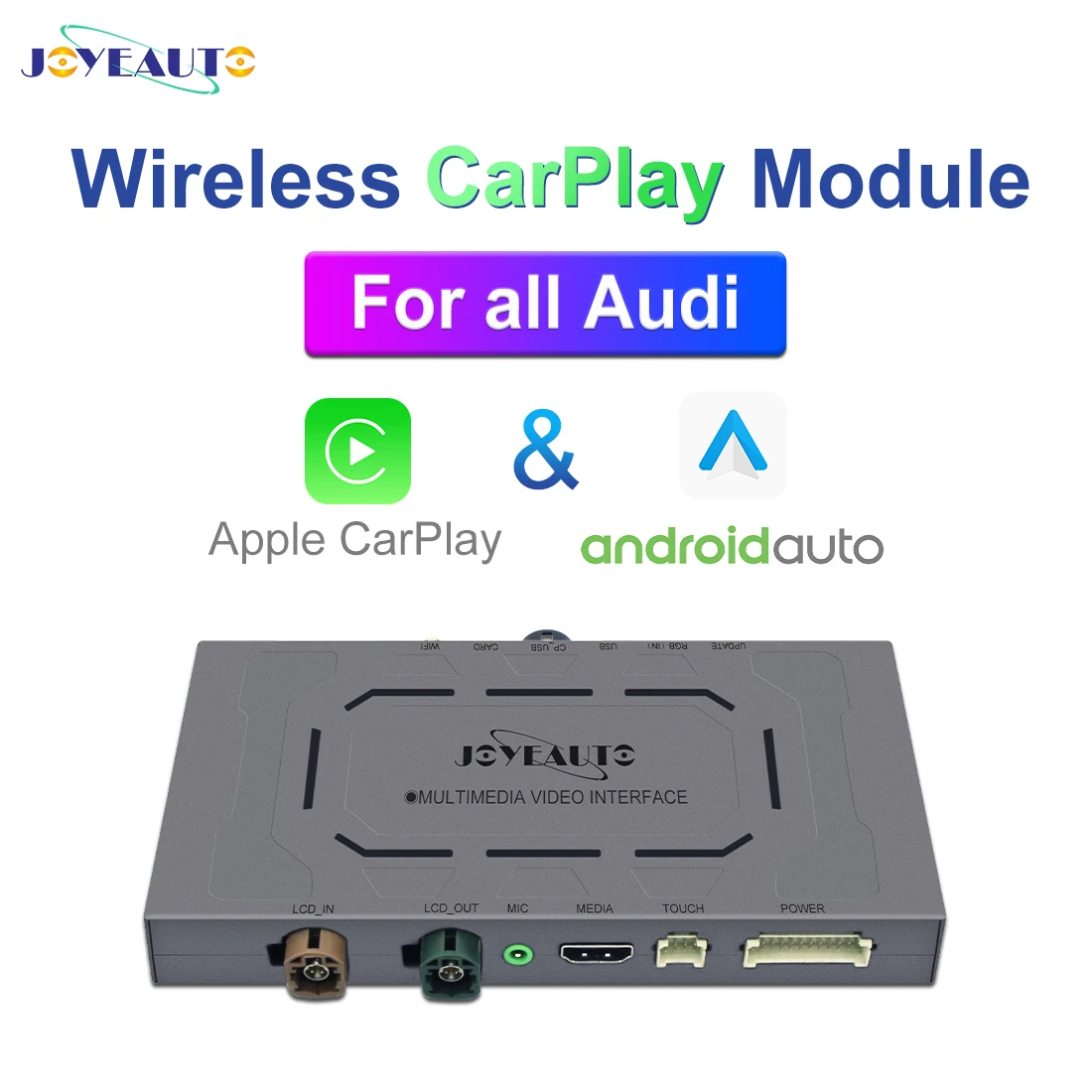 Автомобильный интерфейс Joyeauto Carplay для Audi A3 A4 A6 S8 A5 Q3 Android автомобильная