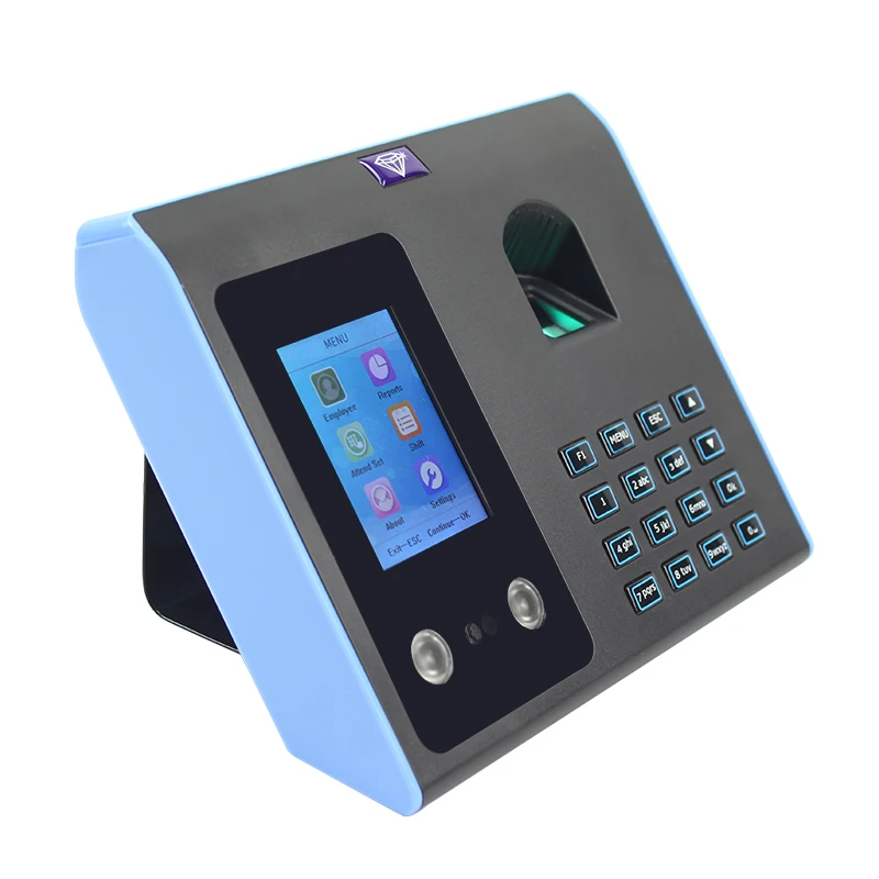 

facial time attendance machine fingerprint password employe checking in record door access control biometric face time clock