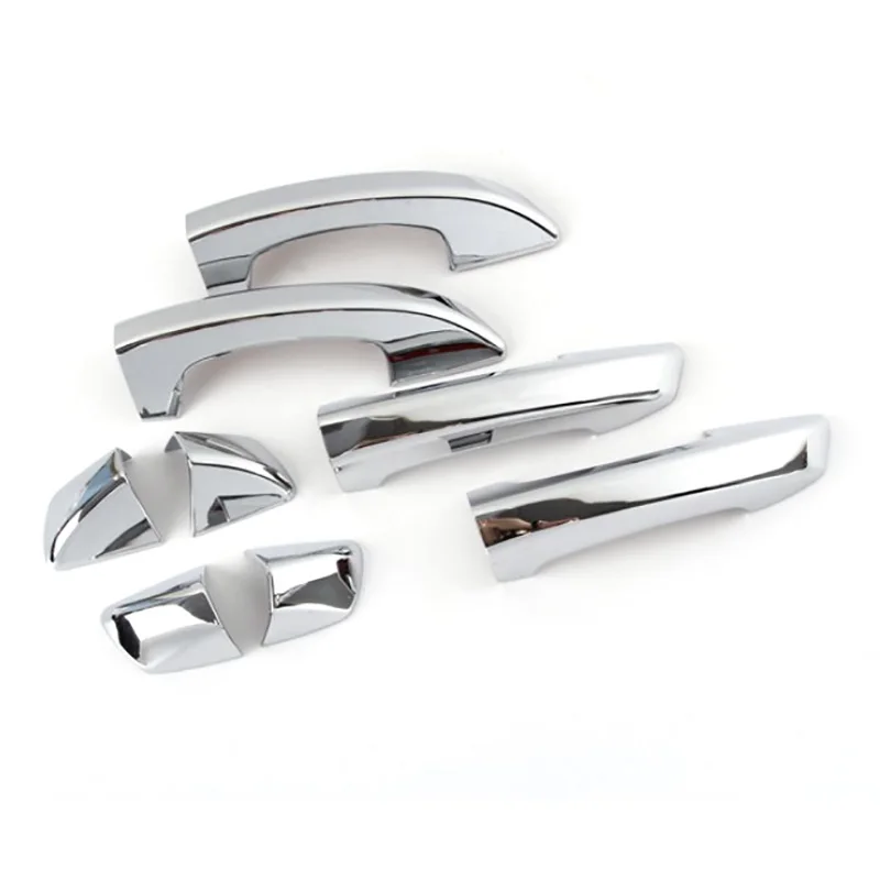 8 шт. хромированные крышки для дверных ручек Langyi 2013 2020 2013|Внешние дверные ручки| |