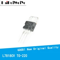 10pcslot l7818 l7818c l7818cv 1 5a18v to 220 new and original ic chipset mosfet mosft to220 three terminal voltage stabilizer