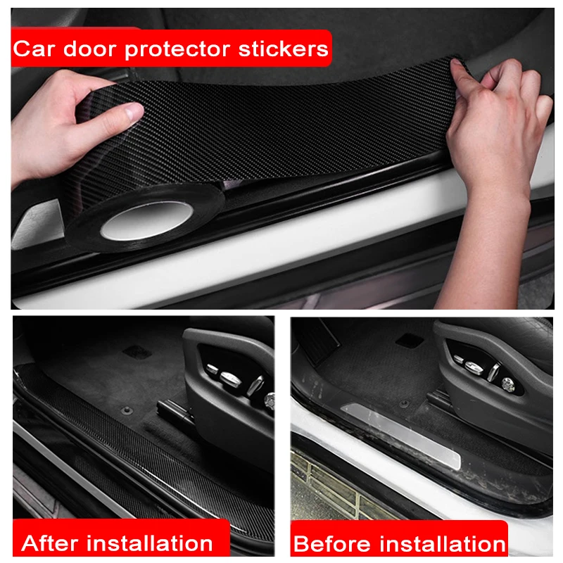 2 @ # наклейки на двери автомобиля протектор бампера автомобильные аксессуары для