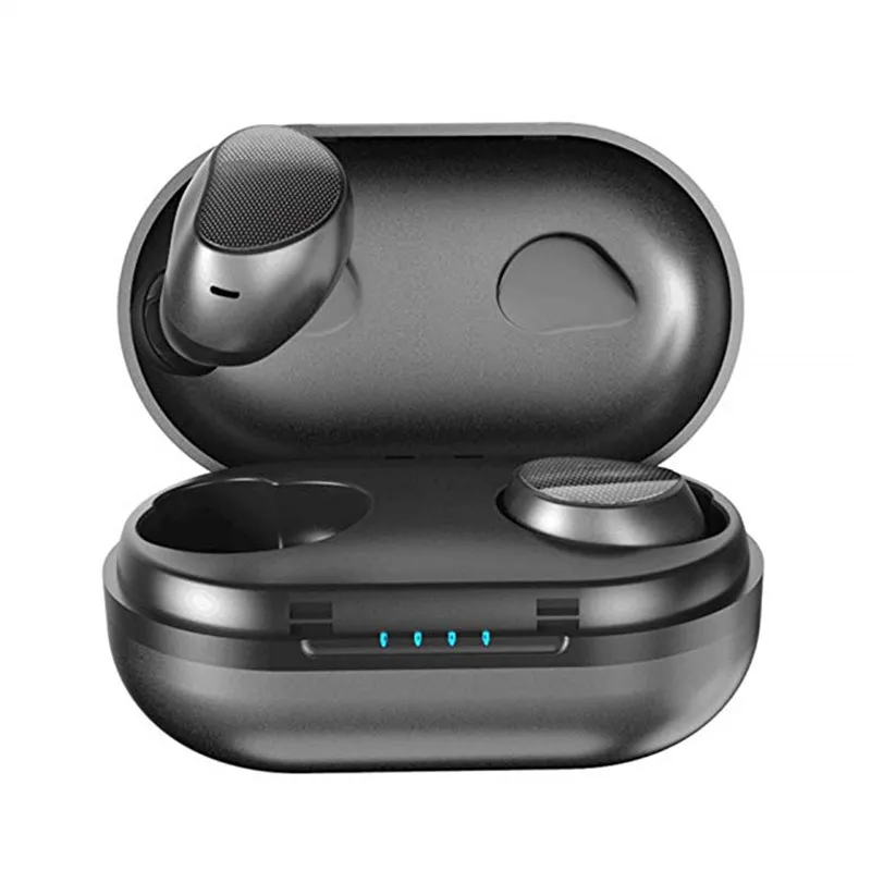 Черный U10 A10 TWS беспроводные наушники Bluetooth 5,0 гарнитура IPX6 водонепроницаемые наушники 5D Hi-Fi стерео PK xiaomi airdots Meizu Pop 2 - Цвет: Черный