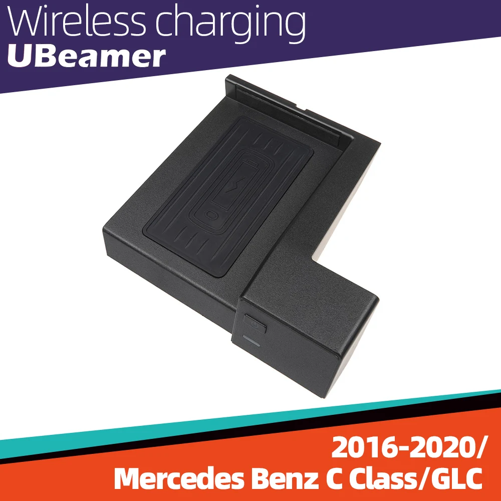 

Mercedes Benz C&GLC 2015-2021 Wireless Car Charger QI Car Wireless Charger Wireless Charger for Car Products iphone Accessories
