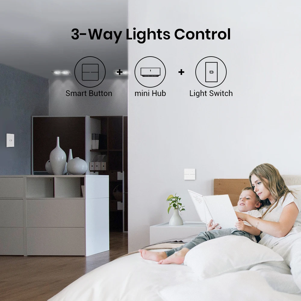 BroadLink Smart 4 Кнопка комплект Беспроводной Смарт сцены Управление Приложение Life