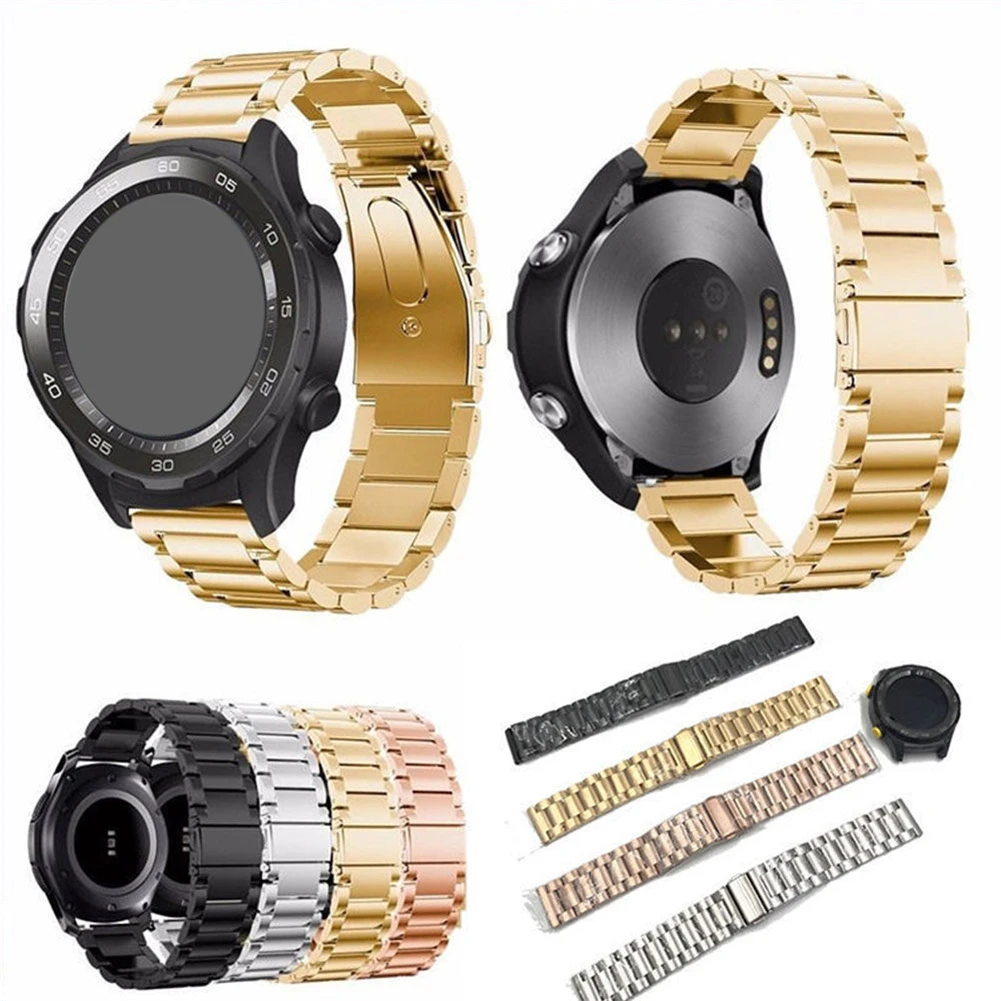 

Ремешок сменный из нержавеющей стали для наручных часов, универсальный браслет с регулируемой длиной, люксовый браслет-петля для наручных ...