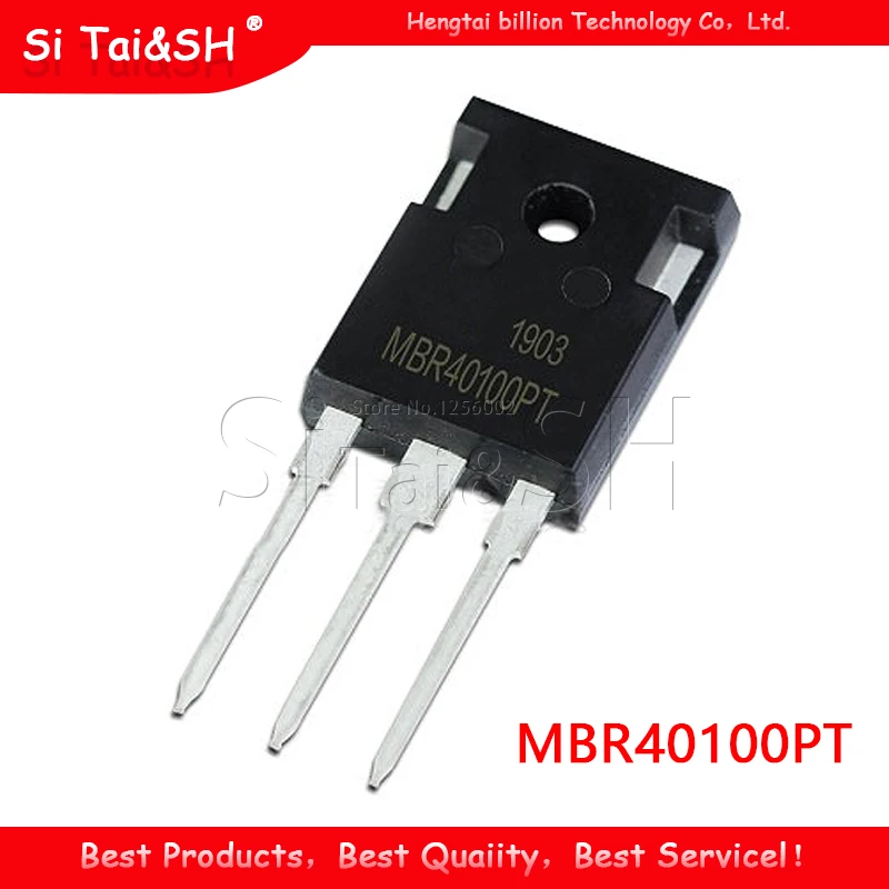 5 шт. MBR40100PT TO 247 MBR40100 TO247 MBR40100PTG 3P 40A 100 в диод Шоттки|integrated circuit|circuitcircuit integre |