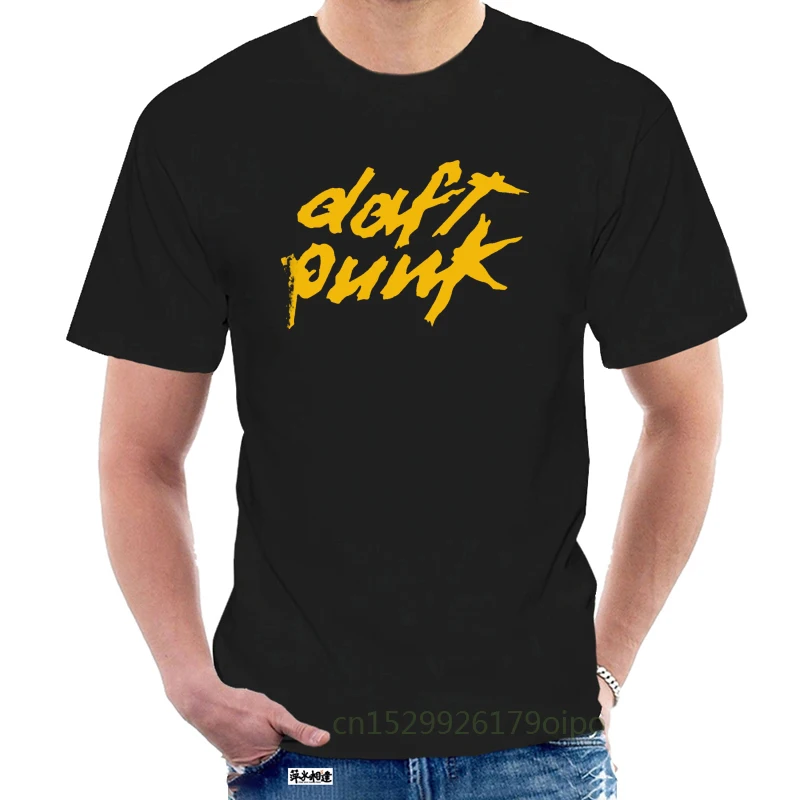 

New DAFT PUNK ALIVE DANCE DJ Electronic Music Men's T-Shirt Short Sleeve Design T Shirt Men'S High Quality