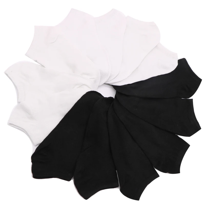 10pcs=5pair Women's Socks Female Short Low Cut Ankle Socks Mesh Breathable Solid Color Thin Short Socks Calcetines Mujer Meias