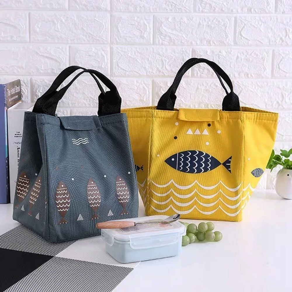 Сумка для ланча PULISI переносной холодильник с изоляцией школьный дорожный