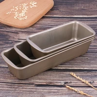 non stick toast baking pan rectangle carbon steel heavy duty cake fondant bread mold trays mould bakeware tools