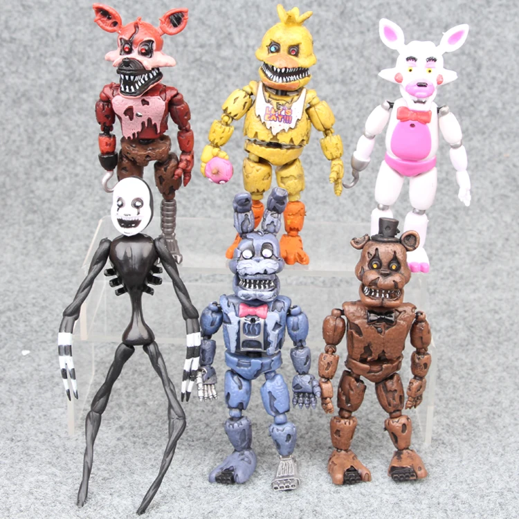 Экшн Фигурка пять ночей у Фредди 14 5 17 см ПВХ FNAF Бонни Фокси фазбер куклы игрушки