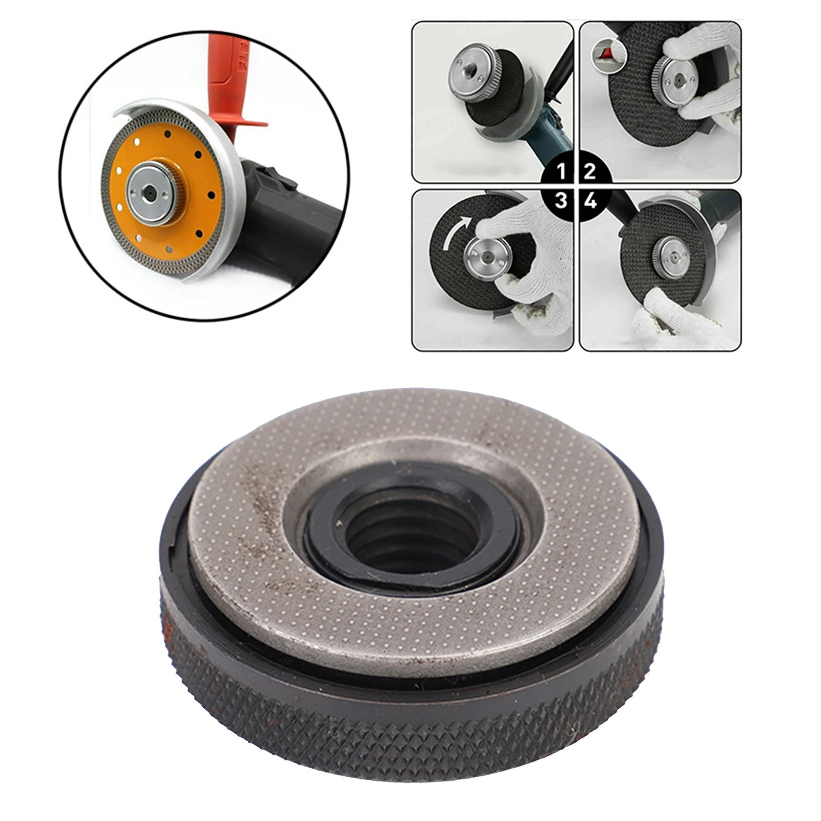

Quick Clamping Self Tightening Locking Nut Accessories forAngle Grinders