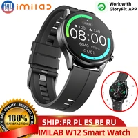 imilab w12 smart watch men smartwatch bluetooth male fitness tracker sport pedometer heart rate spo2 sleep monitor business gift