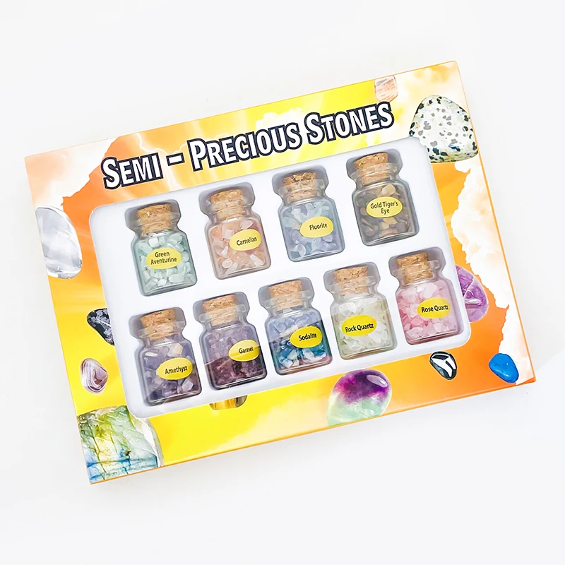 9 шт./набор стеклянные флаконы для украшений|Бусины| |