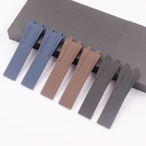 Ремешок резиновый для наручных часов, мягкий браслет для Афин, Ulysse, Nardin, Marine Manager Series, мужские аксессуары