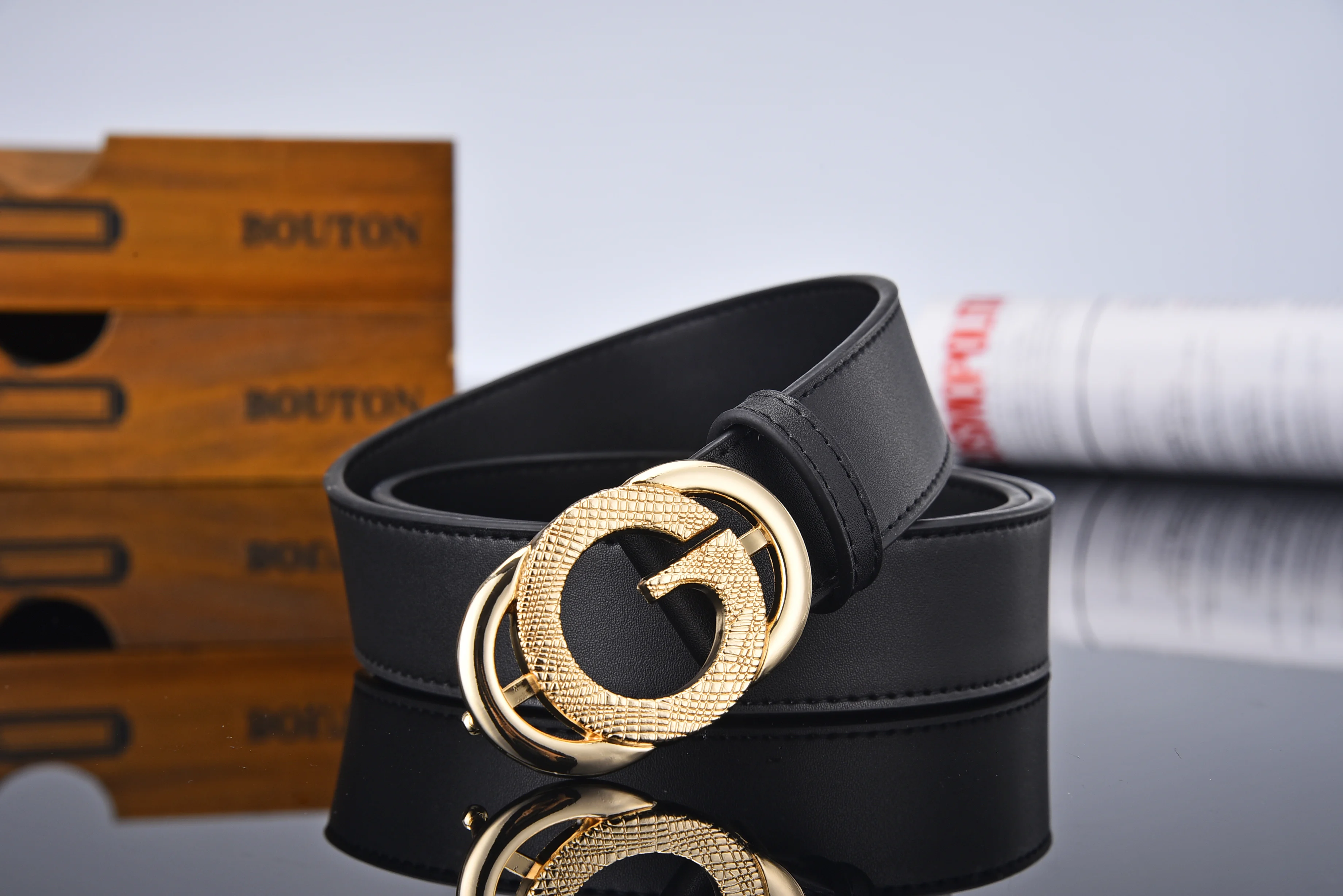 

Мужские ремни из натуральной кожи, для джинсов, 2020