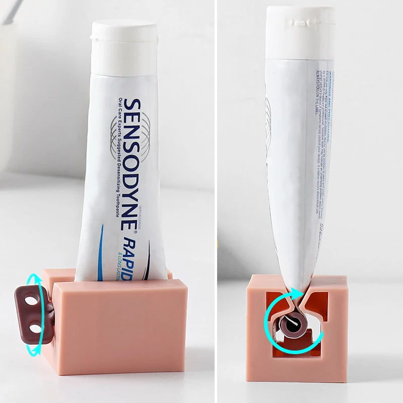 Выдавливатель для зубной пасты держатель ручной вращающийся диспенсер кремов и