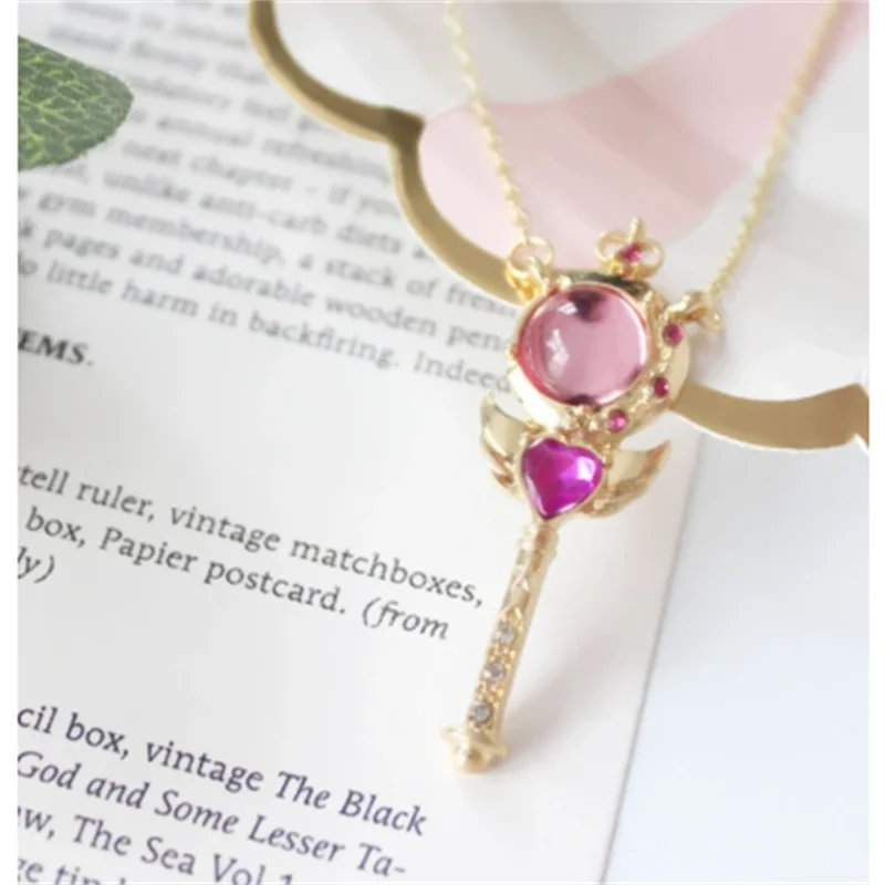

New Sailor Moon Wand Fashion Cute Pendant Necklace wholesale