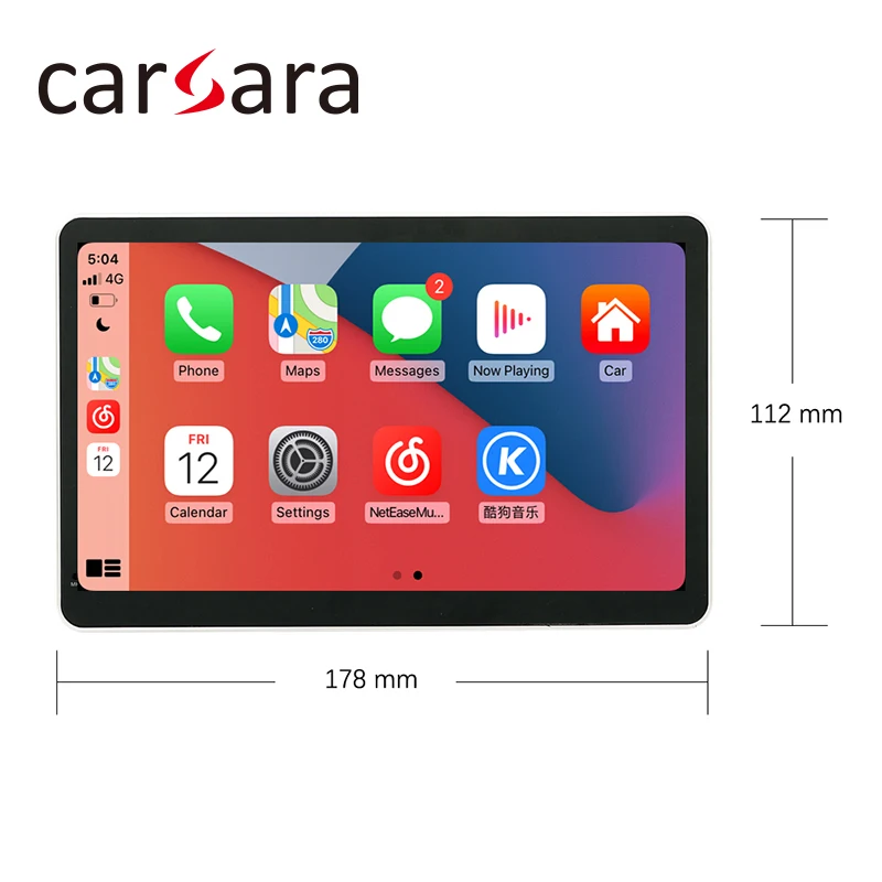 

Portable CarPlay Radio Wireless Android Auto Screen AirPlay Mirror Link Kit for Car Bus SUV Pickup Taxi Truck Lorry Van GPS Map