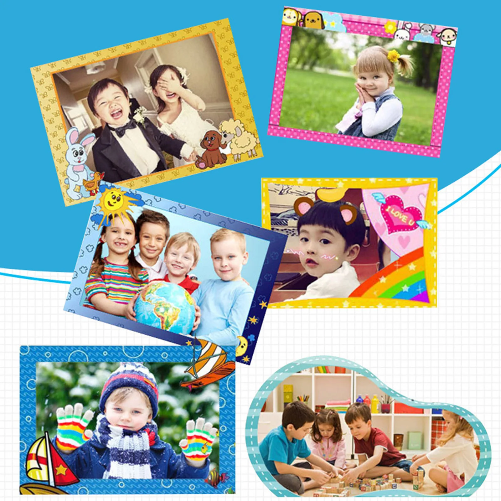 Многофункциональный Детский цифровой Камера 1080P зарядка через USB селфи с картой