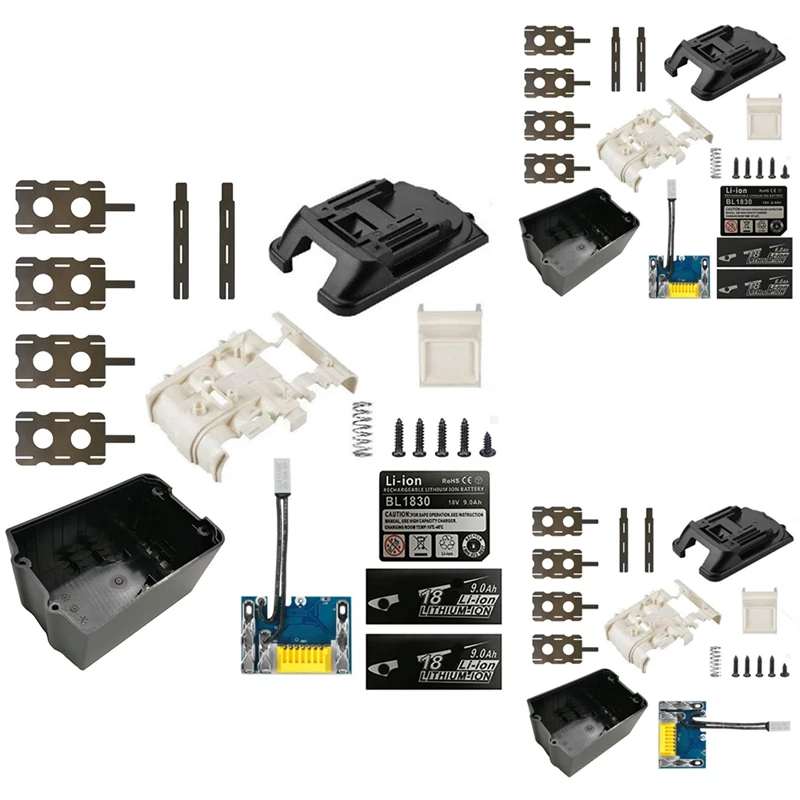 

Чехол для литий-ионного аккумулятора BL1860, защитная печатная плата для зарядки, зарядное устройство для MAKITA 18 в BL1845, корпус