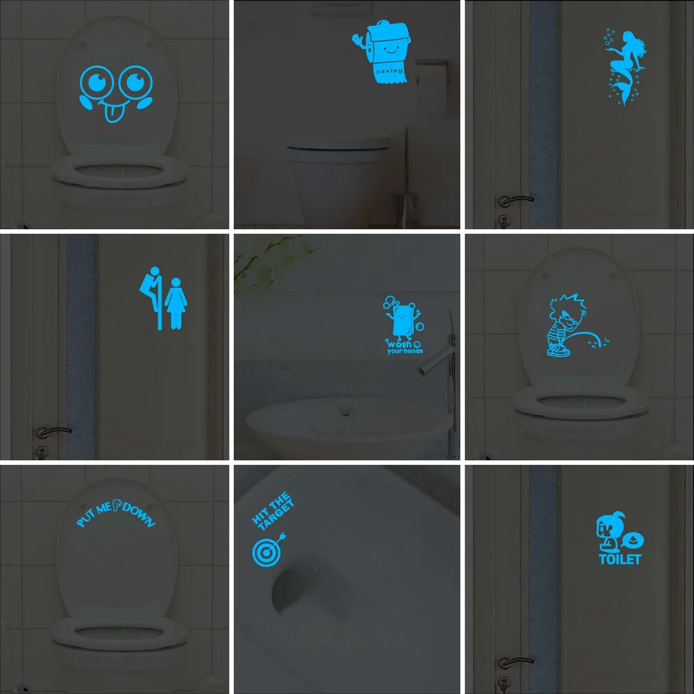 Стикер для туалета стикер Знак s Настенная Наклейка детской комнаты домашний