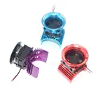 Крышка вентилятора + бесщеточный радиатор радиатора + алюминиевый Вентилятор охлаждения 550 540 3650 Размер радиатора крышка электрического двигателя для RC HSP