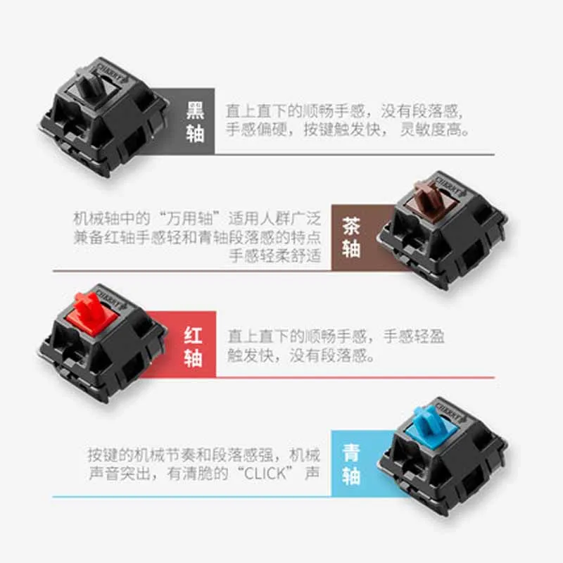 Механическая игровая клавиатура Noppoo с 104 клавишами черная ось подсветкой зеленая