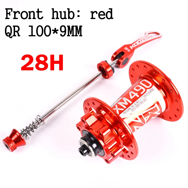 Ступицы Koozer XM490 28 32 36 с отверстиями задние ступицы MTB 4 подшипника горный велосипед