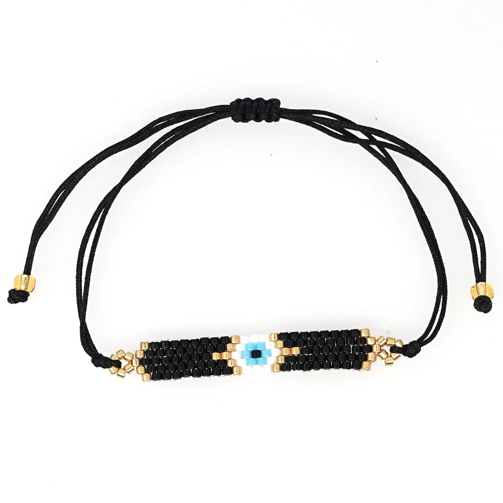 Go2boho Браслеты Mujer Moda MIYUKI браслет Delica Турецкий Дурной глаз браслеты мужские модные ручной работы женские ювелирные изделия ручной работы