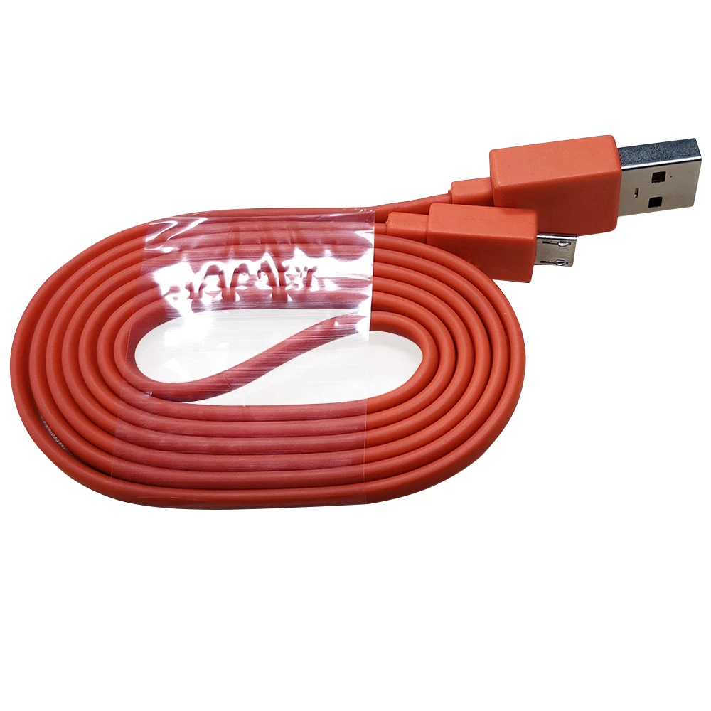 

USB Power Charging Cable Cord for FLIP 3 4 Charge2+ Pulse 2 Charge 3 Charging Micro USB Orange