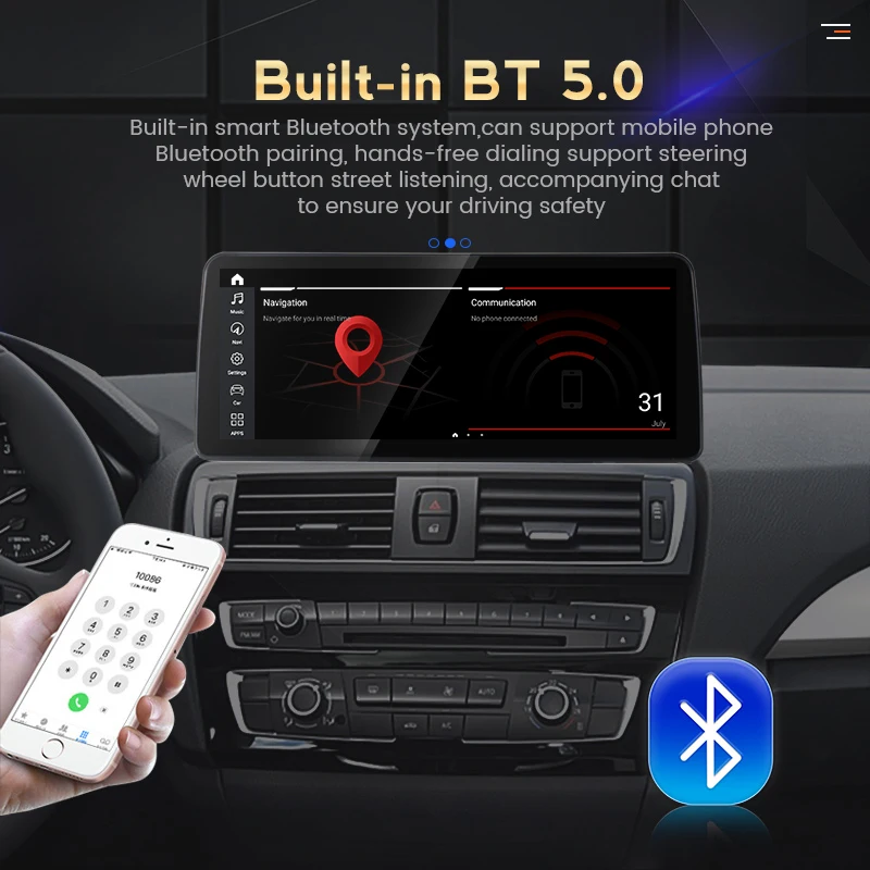 4G LTE Qualcomm Android 11 автомобильный радиоприемник мультимедийный плеер для BMW 5 серии GT