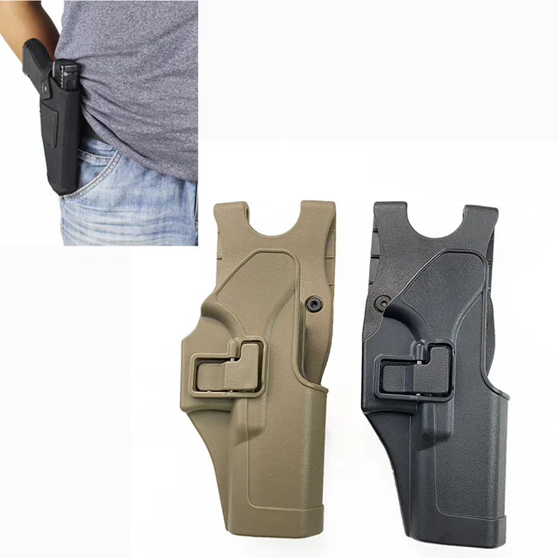 

Tactical Gun Holster Concealed Carry Holsters Belt Metal Clip Holster Airsoft Gun Bag for All Size Handguns
