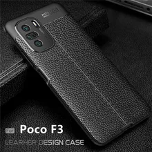 For Poco F3 Case For Xiaomi Poco F3 Capas Soft Coque Phone Bumper TPU Leather For Fundas Redmi 9T Note 8T 9T 9 Pro Poco F3 Cover