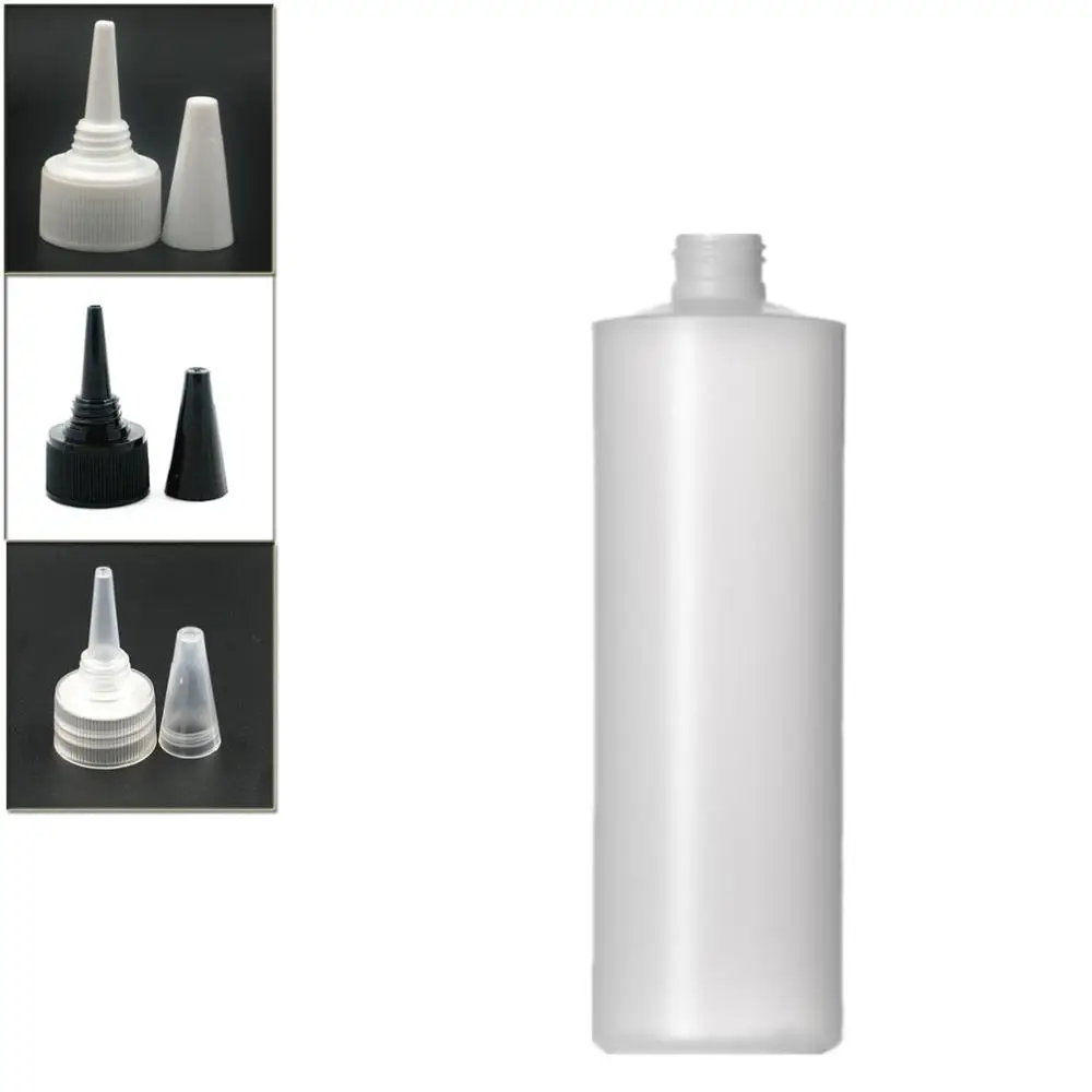 Пустая пластиковая мягкая бутылка 500 мл цилиндр из натурального полиэтилена