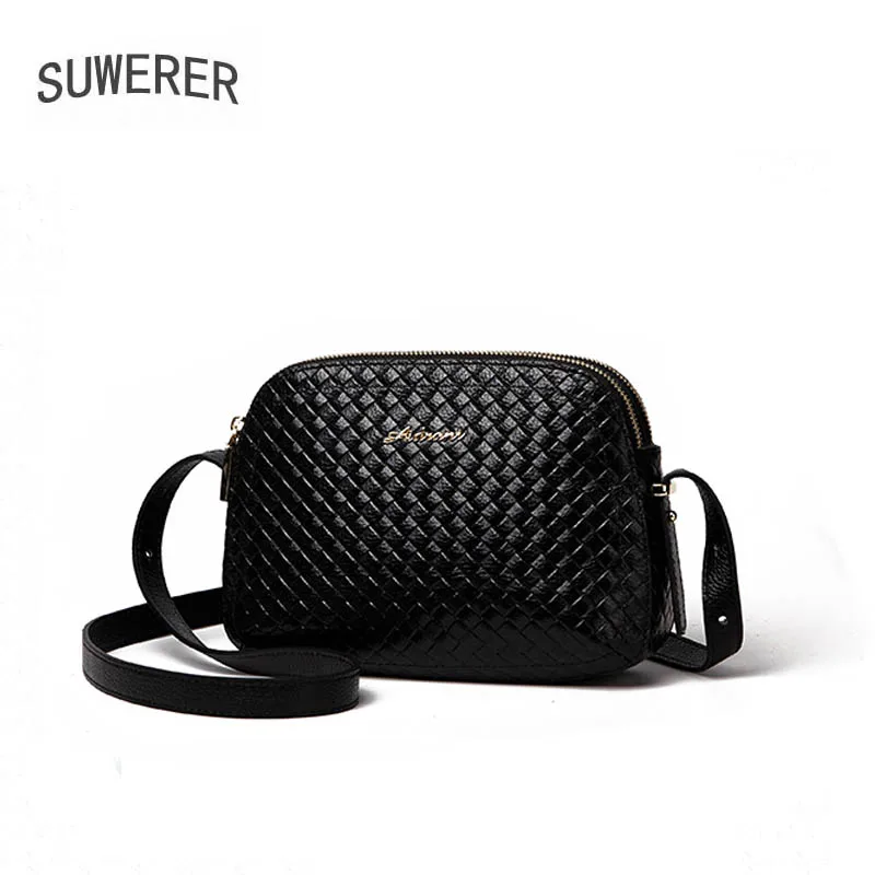 Women Genuine Leather bag  2020 New Fashion Shoulder Crossbody Bag Simple wild small square bag