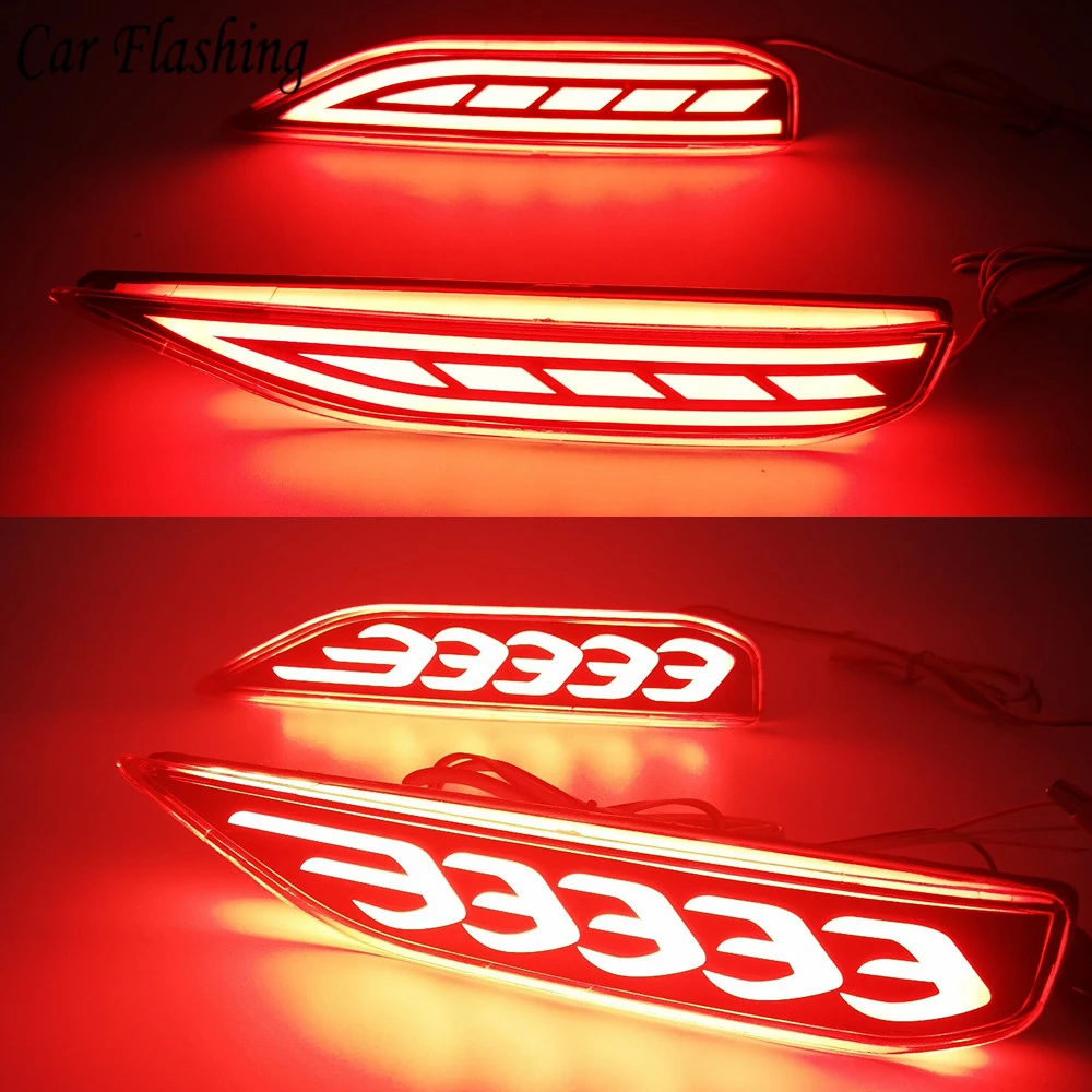 Автомобильная проблесковая 2 предмета Хвост заднего бампера светильник