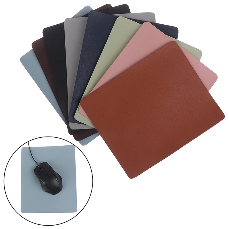 

Anti-slip Mouse Pad Leather Gaming Mice Mat Desk Cushion Universal Comfortable For Home Office Laptop PC Size: 230 X 190 x 2mm