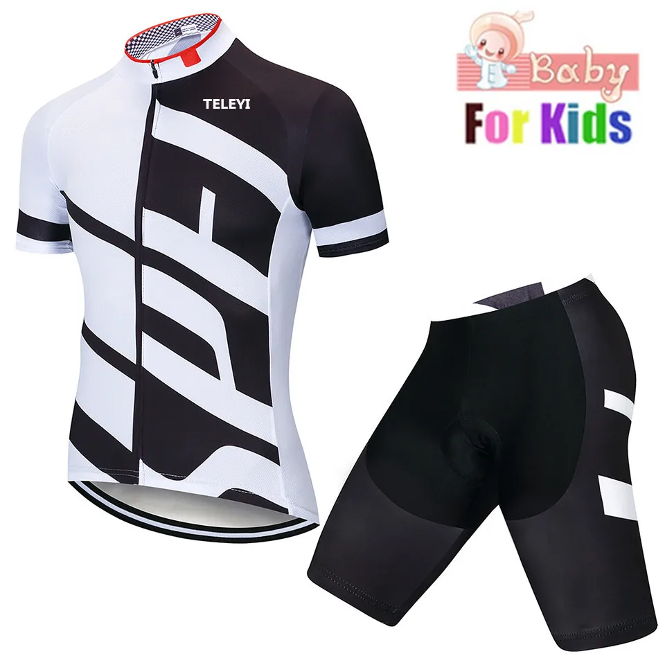 

Quick Step Cycling Clothing Quick Dry Kids Bicycle Wear Pro Cycling Jersey Set Boys Bike Uniform Triathlon Kit Ropa De Ciclismo
