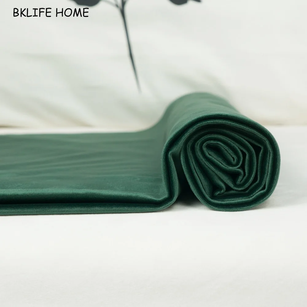 150 см ширина шелковая Бархатная ткань велюровая скатерть обивка занавеска