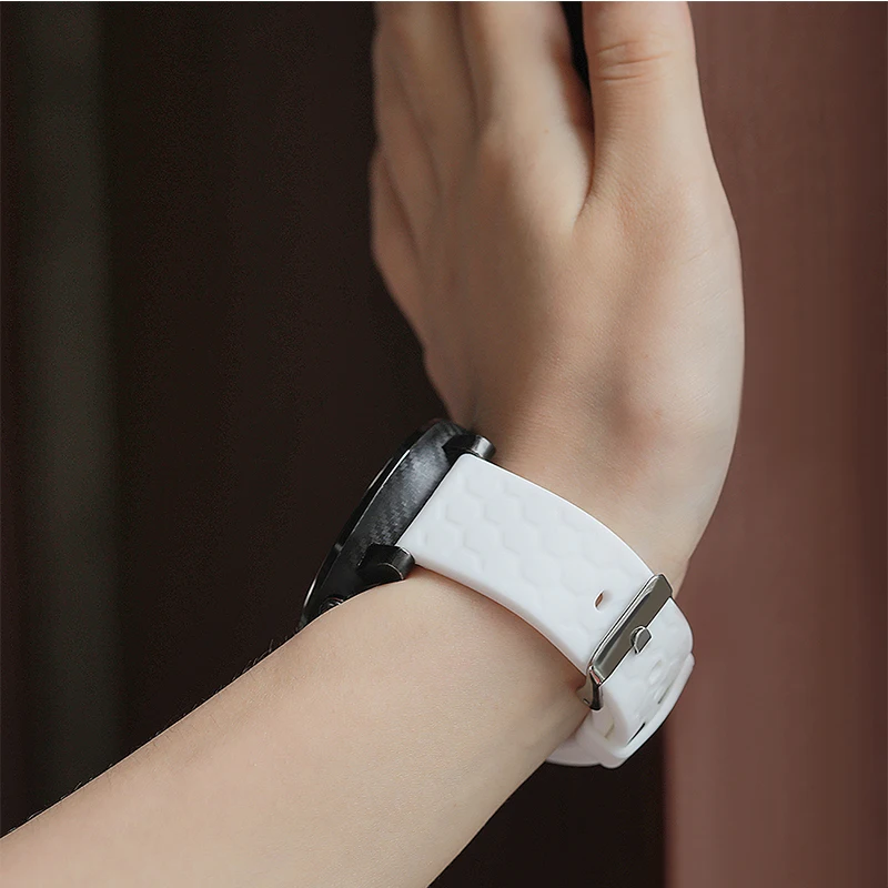 Силиконовый текстурный браслет ремешок для Huami AMAZFIT GTR 47 мм Смарт-часы Аксессуары для samsung gear classic/frontieR 3