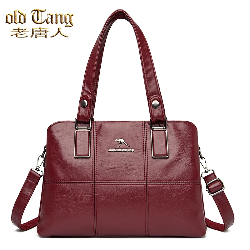 

Casual All-match Women's Handbag Large Capacity Fashion One-shoulder Bags for Women 2021 Solid Color Messenger Bag Sac A Main