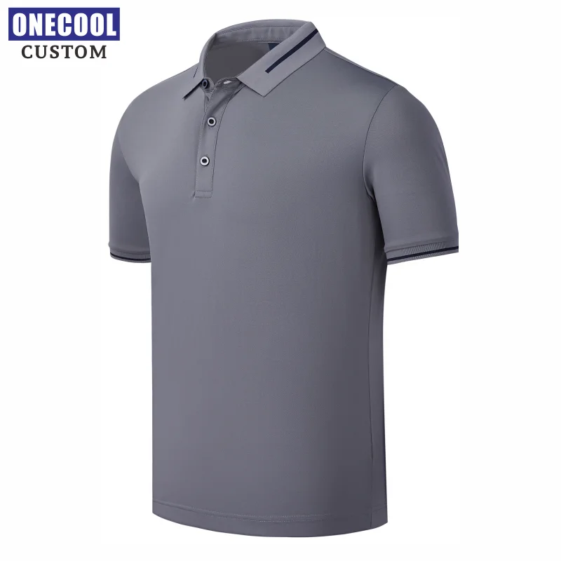 Модная стильная рубашка-поло на заказ с логотипом 7 цветов повседневная одежда