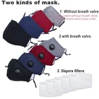 Многоразовая маска с фильтром смываемая маска для лица защита от пыли с активированным углем PM2.5 дышащая маска Mascarillas Filter