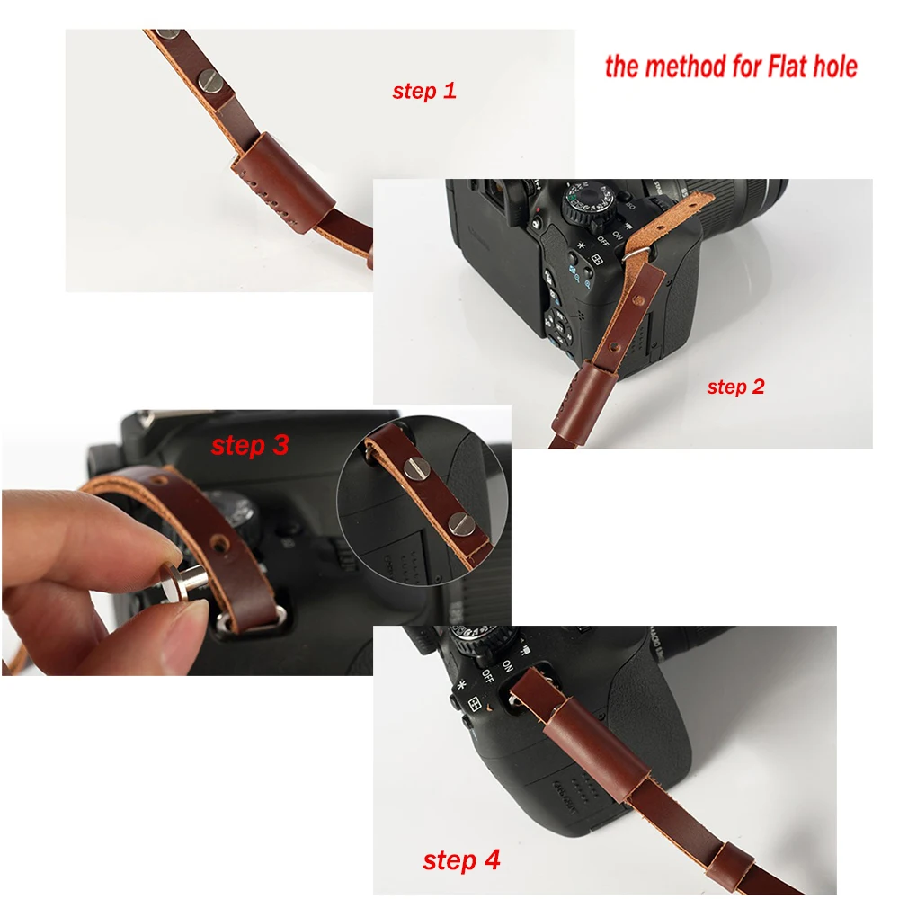 10 шт натуральная кожа Универсальный наручный ремешок для камеры ремень SONY Nikon Canon