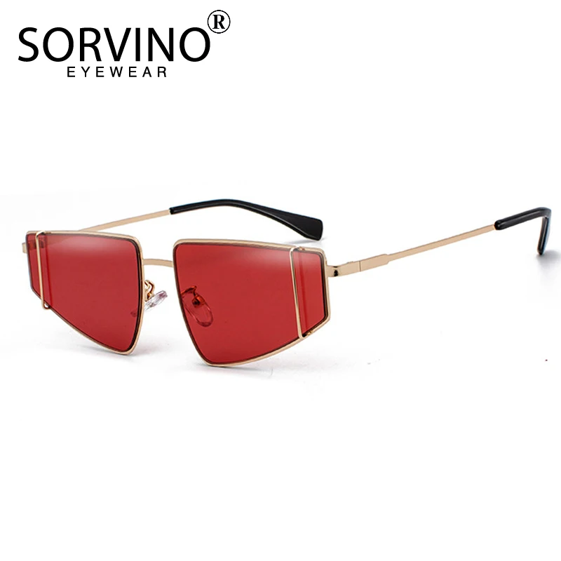 Мужские и женские солнцезащитные очки SORVINO в стиле ретро с треугольным кошачьим